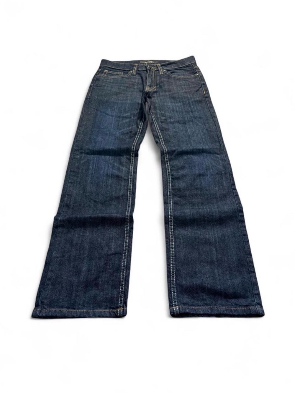Y2K Slim Straight Jeans Dark Wash Western Cowboy
Denim